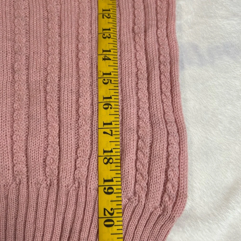 Pendleton regular Women's 100% Wool V-Neck Sweater Vest Size 34 pink